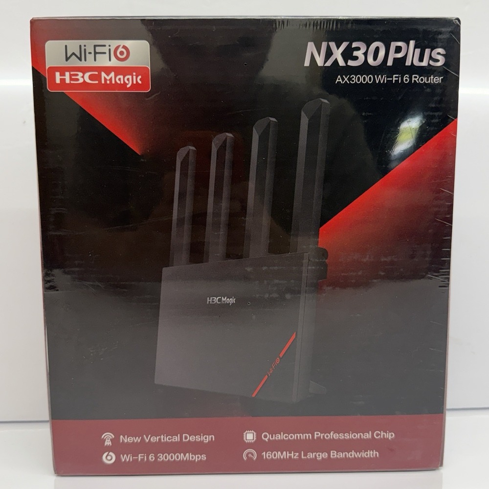 H3C Magic AX3000 NX30 Gigabit Wifi 6 Wireless Router Long Range 200+ devices